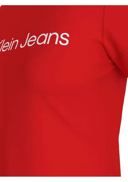 Kadın Ck Instıtutıonal Logo 2-Pack Tee T-Shirt - Kırmızı indirimleri