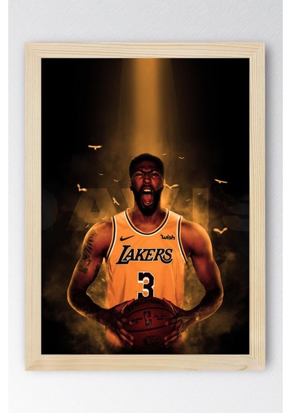 Anthony Davis Çerçeveli Tablo - Basketbol Nba Posteri Tablo