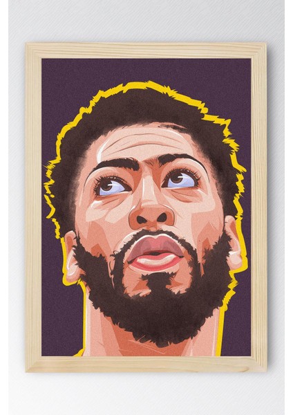Anthony Davis Çerçeveli Tablo - Basketbol Nba Posteri Tablo