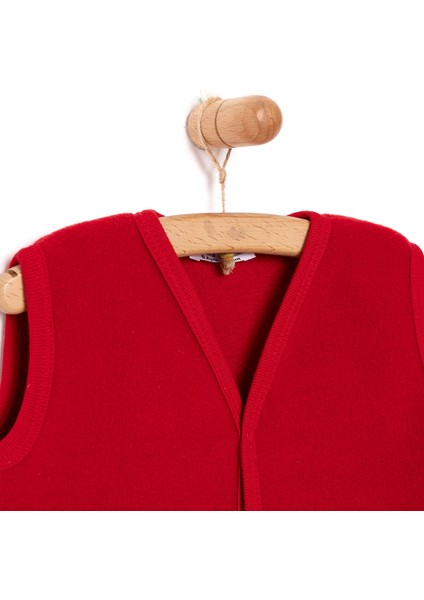 Kız Bebek Basic Yelek Polar Gül Kurusu modelleri