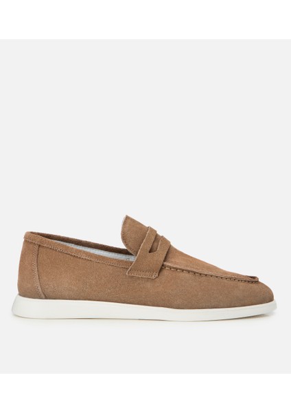 02AYH305140A450 ERKEK Süet Deri Vizon Yumuşak Dokulu Loafer