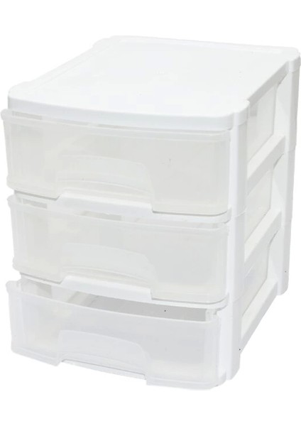 Tonton - No:0 Çekmece 3 Katlı 17.5X14.4X16.9CM (5047)