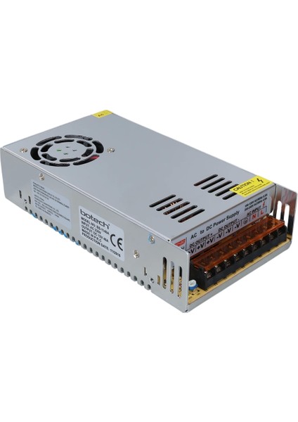 Botech BS-1140A 12 Volt - 40 Amper 480 Watt Metal Kasa Adaptör (5047)