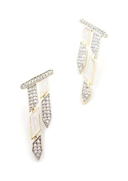 Taşlı Mineli Küpe - Altın fiyatları