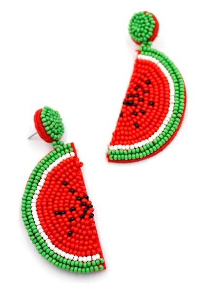 Karpuz Küpe - Kırmızı fiyatları