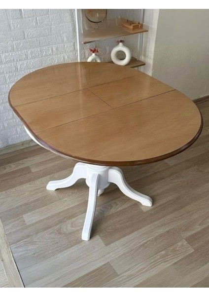 Lindon Baba Ayak Yuvarlak Açılır Masa 120X120 modelleri