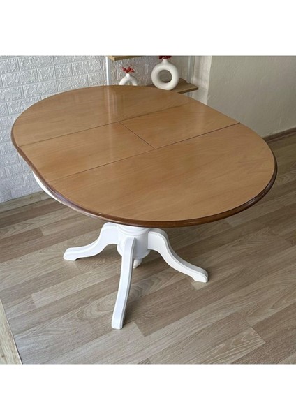 Lindon Baba Ayak Yuvarlak Açılır Masa 120X120 indirimleri