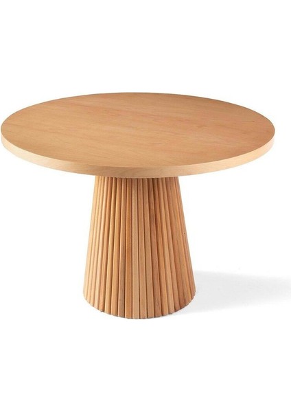 Milas Natural Ahşap Bohem Yemek Masası 90X90 modelleri