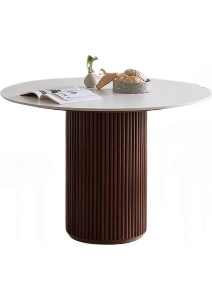 Vintage Yuvarlak Ahşap Bohem Masa 130X130 fiyatları