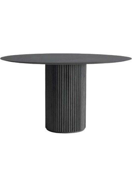 Vintage Yuvarlak Ahşap Bohem Masa 130X130 fırsatları