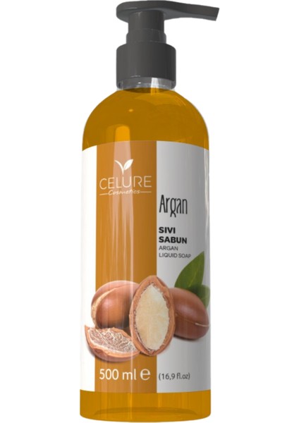 Argan Yağlı Sıvı Sabun 500 ml | Yoğun Nemlendirici & Cilt Besleyici El Sabunu