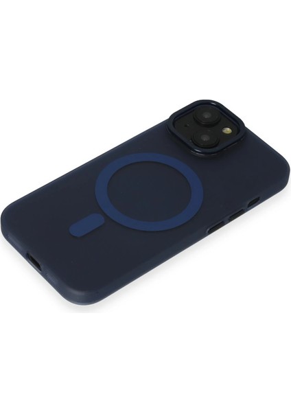 Iphone 15 Kılıf Lodos Magneticsafe Mat Kapak - Mavi Drstr fırsatları