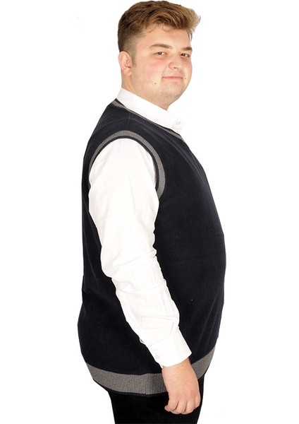 Mode Xl Büyük Beden Erkek Süeter Vanize Selanik 20547 Lacivert modelleri