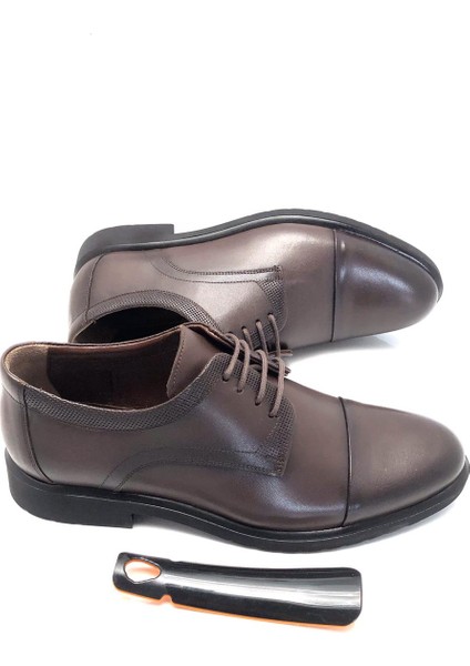 Bay Clas Hakiki Deri 4 Mevsimlik Poli Taban Klasik Erkek Ayakkabı