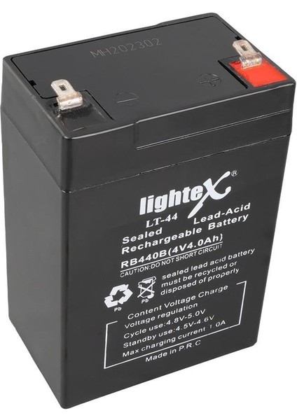 Lt-44 4V 4AH Kuru Tip Işıldak Aküsü – Güvenilir Enerji, Kompakt Güç