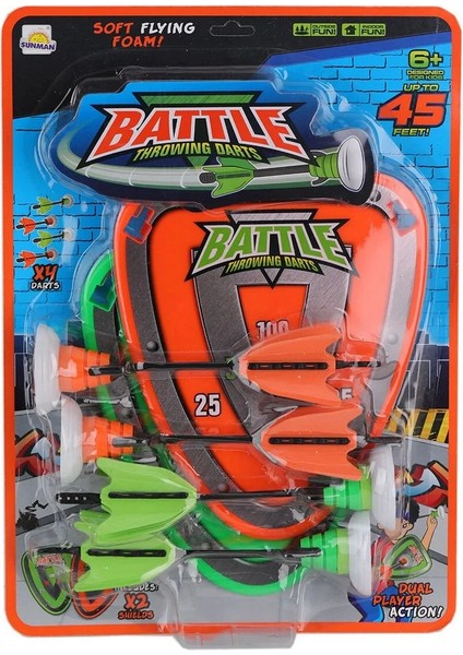 Battle Throwıng 2 Hedefli 4 Oklu