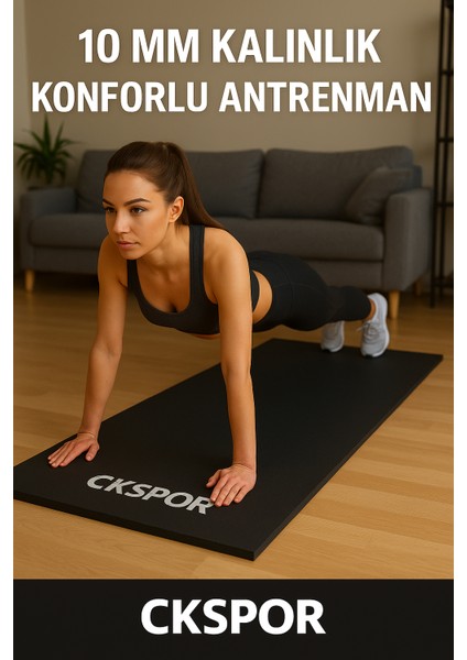 10 mm Pilates Yoga Minderi Spor Pilates Egzersiz Matı
