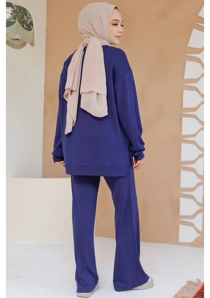 Lacivert Tesettür Ikili Takım 30187L modelleri