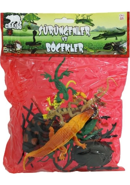 Sürüngenler ve Böcekler Poşetli