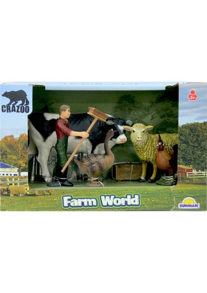 Farm World Çiftlik Hayvanları Küçük Oyun Seti - 1 Adet
