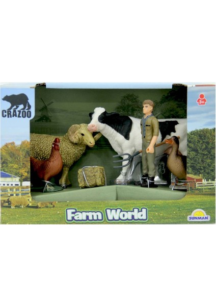 Farm World Çiftlik Hayvanları Küçük Oyun Seti - 1 Adet