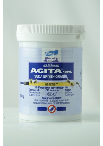 Agita 10 Wg 100 G Kara Sinek Ilacı 2 Adet | 100G x 2 | Distribütör Garantili | Orijinal Ürün
