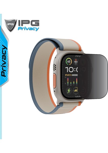 Apple Watch Ultra 1-2 Ipg Privacy Hayalet Ekran Koruma, Gizlilik Filtreli (2 Adet) !Açıklamayı Okuyunuz! fiyatları