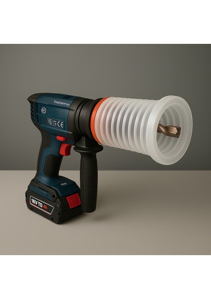 Nov-06 Körüklü Vantuzlu Matkap Ucu Toz Tutucu 60mm