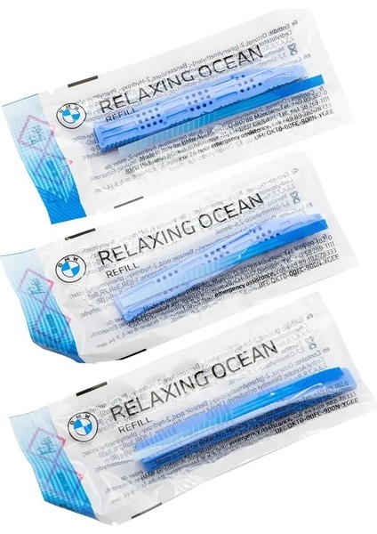 Bmw Natural Air Relaxing Ocean Araç Içi Koku Yenileme Seti (3\'lü Refill)