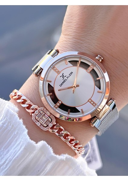 Hasır Kordon 2 Yıl Garantili 3 Atm Suya Dayanıklı Kadın Kol Saati BDK.1.12988.4