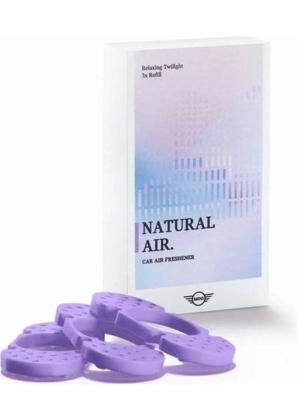 Natural Air Relaxing Twilight Araç Içi Koku Yenileme Seti (3\'lü Refill)