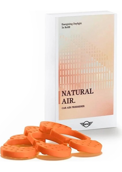 Natural Air Energizing Daylight Araç Içi Koku Yedek Seti (3\'lü Refill)