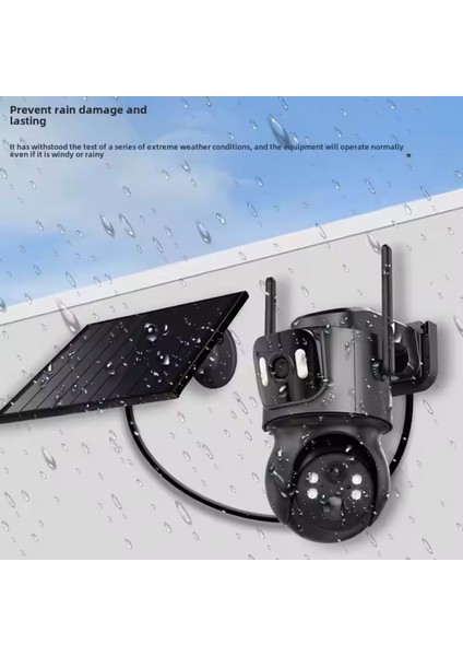 Ys-09 Wifi Dahili Kamera Açık Çift Lens Wifi Güneş Panelli fiyatları