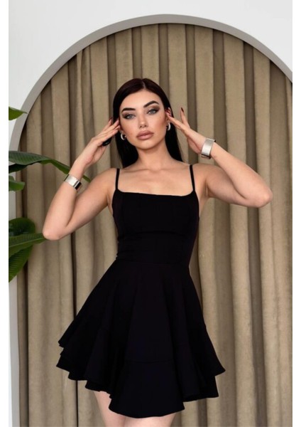 Ip Askılı Prenses Model Elbise
