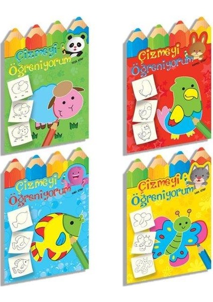 Çizmeyi Öğreniyorum Seti 4 Kitap Takım
