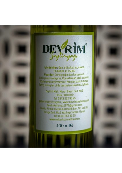 Zeytin Çiçeği Kolonyası 400ML