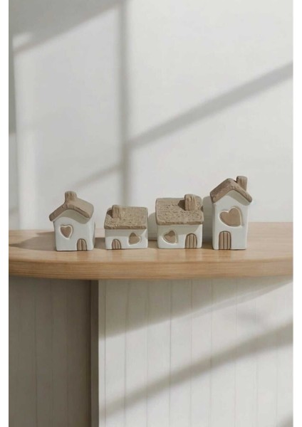 4lü Kalpli Evler,ıskandinav Dekoratif Bohem Biblo, Sevgililer Günü