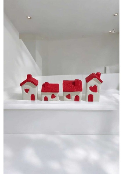 4lü Kalpli Evler, Iskandinav Dekoratif Bohem Biblo, Sevgililer Günü 14 Şubat Hediyelik modelleri