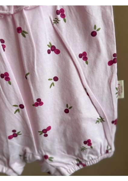 Sweeety Bebek Tulum | Çiçek Nakışlı | 3-6 Ay, 6-9 Ay, 9-12 Ay | Kız Bebek Yazlık Tulum Pembe modelleri