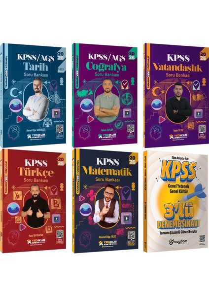 2026 Kpss Atölye Serisi Tüm Dersler Tamamı Video Çözümlü Soru Bankası Seti-Çözümlü 3 Deneme Hediye