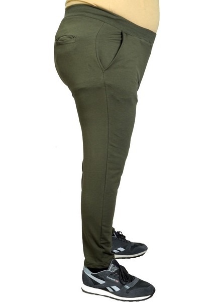 Mode Xl Büyük Beden Eşofman Altı Dar Paça 20504 Haki modelleri