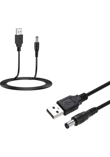 TK34 Jack USB Power Kablo 5.5x2.5mm Erkek 60CM Poke PK-5315 R26