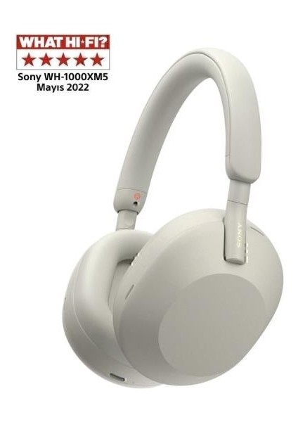 WH-1000XM5 Gümüş Kulak Üstü Bluetooth Kulaklık Outlet