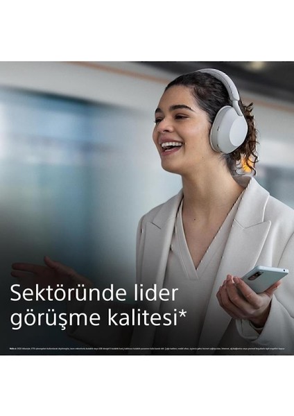 WH-1000XM5 Gümüş Kulak Üstü Bluetooth Kulaklık Outlet