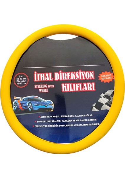 Silikon Direksiyon Kılıfı Sarı fiyatları