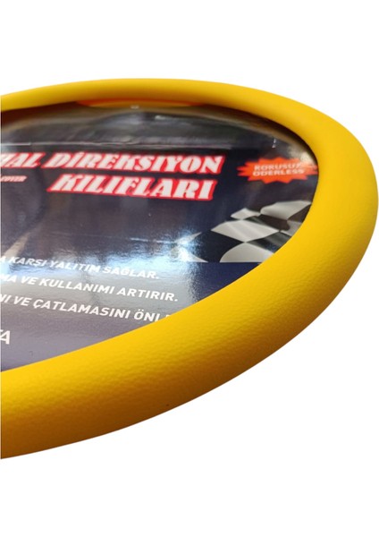 Silikon Direksiyon Kılıfı Sarı fırsatları