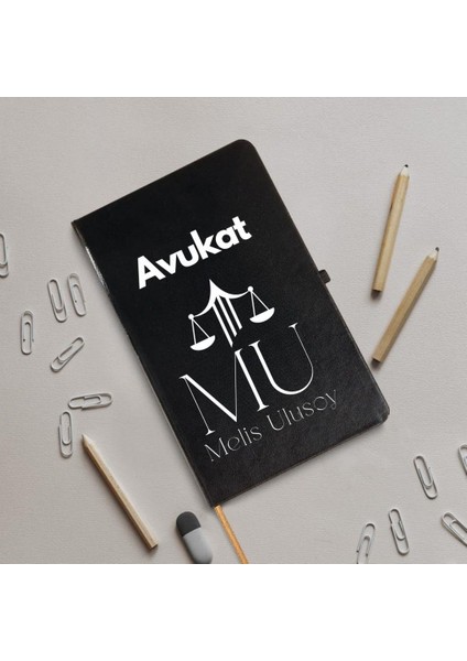 Avukatlara Özel Isim Yazılı Tasarımlı Defter fiyatları
