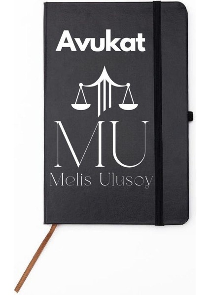 Avukatlara Özel Isim Yazılı Tasarımlı Defter modelleri