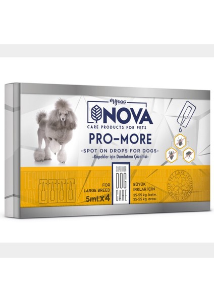Köpek Ense Büyük Irk (5ml*4 Adet) 35-55KG Damlası Arası