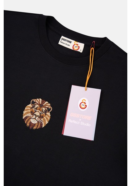 Aslan Premium T-Shirt - Siyah fırsatları